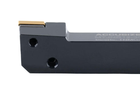 Accusize Industrial Tools 3/4'' by 5'' Lathe Tool Holder, MtTJNR 12-3c with TNMG33 Insert, Right Hand