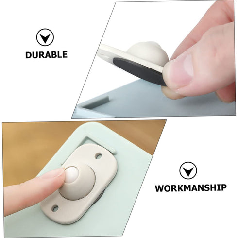 8pcs KICHOUSE Self-Adhesive Casters for Storage Boxes and Trash Cans Swivel Wheels for Easy Movement Suitable