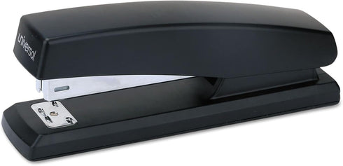 Universal 43118 Economy Full-Strip Stapler, 20-Sheet Capacity, 3-Inch Throat, Black