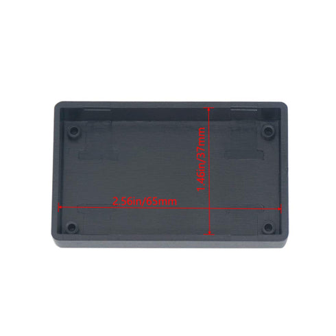 Zulkit 5Pcs Project Boxes, ABS Plastic Electrical Project Case, Power Junction Box, Black 2.76 x 1.65 x 0.71 inch