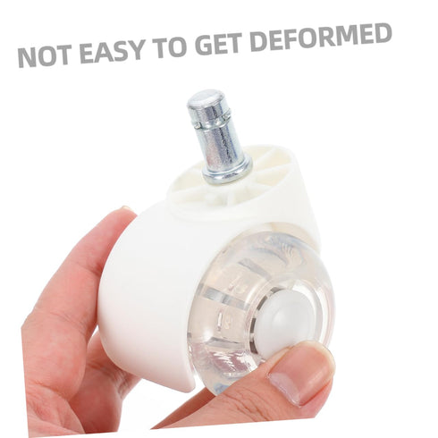 LIFKOME Set 4 Swivel Replacement Caster Wheels for Office Chairs and Furniture -