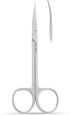 MEDI ALERT Iris Micro Dissecting Scissors 4.5" Curved Fine Point-Perfect for Doctors, Nurses, EMS,