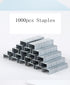 Rhinestone-Studded Desktop Stapler, 20 Sheet Capacity, Non-Slip Base, 1000 Staples for Home and Office