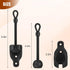 Seprochoo 3 Set, Sun visor parts Bungee kit and end cover, weather resistance, for Coolaroo external roller shutter