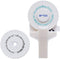 Motex Embossing Label Maker - Old School Labeling Tool for Manual Label Embossing -E-101 (2 Wheels, White)