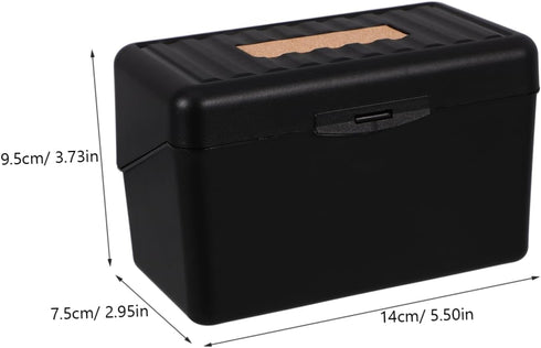 5pcs Tofficu Portable Index Card Organizer Multi-function Card Box for Business and Flash Stylish and Design for Office