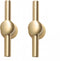 SANCHAKOU Gold Knobs for Dresser 2 Pack Chinese Style Drawer Shoe Cabinet Bedside