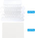 PATIKIL 3 Inch File Folder Labels, 50pcs Clear Plastic Tabs with Inserts for Quick Identification Organizer