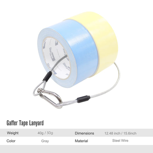 OPENMOON Gaffer Tape Lanyard, 32CM