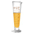 Professional Lab Graduated Measuring Cup with Spout 50ml Wide Mouth Glass Conical Beaker Thickened Borosilicate Beaker Heat Resistant (50ml)