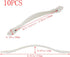 10 7" 5"/128mm Dnyta Pcs Vintage Drawer Handles, Vintage Chic Dresser Drawer Pull Handles for Wardrobe, Cabinet