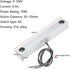 Home Security Wired Magnetic Reed Switch MC-58 Alarm Sensor with 2 Wires for N.C. Applications