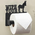 Wigag Donkey Toilet Paper Holder Wall Mounted, Bathroom Decorative Metal Toilet Paper Mega