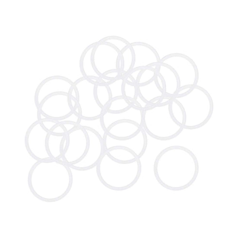 uxcell Silicone O-Rings, 19mm OD 16mm ID 1.5mm Width VMQ Seal Gasket for Compressor Valves Pipe Repair (20 Pack)