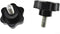 Hahiyo Hex Handle Threaded Knobs | Star Bump Shape M10 20mm Screw Length | Clamping Handgrip Nut Screw Combined Tightly