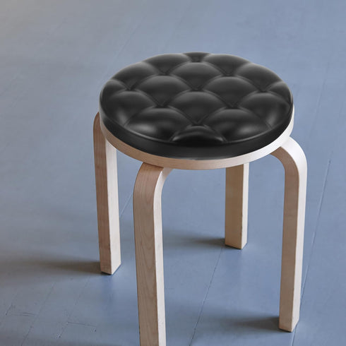 12.6 Inch Angoily Bar Stool Seat Replacement Round Padded Cushion Soft Pu Leather Chair Seating Accessory Comfortable