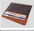 Envelope A4 Documents Folder Case, Business & Conference File Pu Leather Clutch Bag for Women and Men