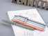 sencoo 5 Pack Black Gel Pens, Fine Point Retractable Roller Ball Pens, 0.5mm Black Ink, Smooth Writing for School Office