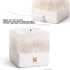 (1 Nature Crystal Passive Diffuser with Light Stone Essential Oil Diffuser Hand Carved Selenite Stone Night Light
