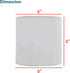Aspen Creative 31002A 5" 5" 5" Small Clip-On Drum Lamp Shade in Butter Crme, Top x Bottom x Slant Height