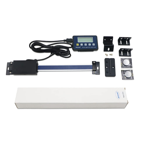 Digital Readout Linear 0-300mm/12" Magnetic Linear Scale Large LCD Readout for Milling Machine