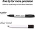 Basic Fine Tip Dry Erase Markers, Black, 72 Count Low-Odor Whiteboard Markers Bulk for Office Supplies