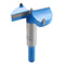 Forstner Drill Bit 55mm Carbide Woodworking Hole Saw, Wood Drilling Cutter Boring Drill Bits with Hex Handle for Wood