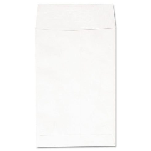 Universal Deluxe Tyvek Envelopes, 1 Square Flap, Self-Adhesive Closure, 6 x 9, White, 100/Box