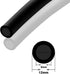 Joywayus 12mm x 8mm Pneumatic Tubing, Air Compressor PU Pipe, 16.4ft Black Hose for Fluid Gas Transfer