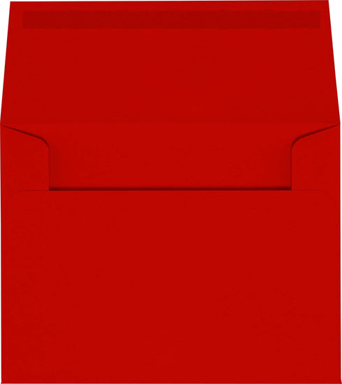 LUXPaper A2 Invitation Envelopes | 4 3/8" x 5 3/4" | Holiday Red | 60lb. Text | 50 Qty by LUXPaper