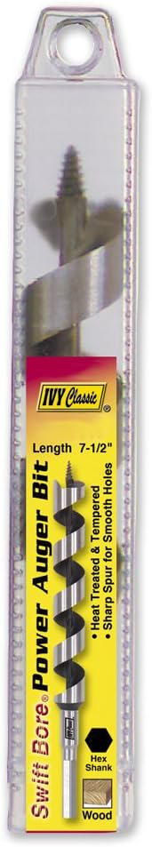 IVY Classic 46205 Power Auger, 5/16 x 7-1/2-Inch, High-Carbon Steel, 1/Tube