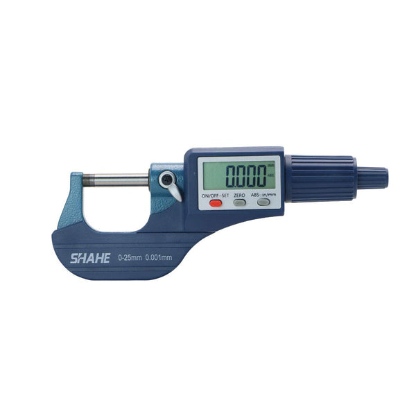 Digital Outside Micrometer 0-25mm / 0-1", Metric & Inch, 0.00005" Resolution