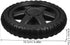 2pcs Luxshiny Rolling Cart Accessories Industrial Casters Swivel Wheels for Shopping Cart Bbq Grill Stroller