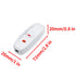 Surf turtle 2 250V 10A Pcs Inline Cord Switch, AC On/Off Appliance Line Switch for Table Desk Bed Lamp, White