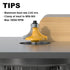 1/2 1/2" Roundover Router Bit Shank, Radius Round Over Router Bits, Router Bits Round Over for Edging Forming Rounding