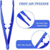 First Aid Tweezers, Plastic Tweezers, Disposable Forceps for Medical, Crafts, Dressing, Gauze, Lab, School, Elementary Science