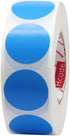 Hcode 1 Inch Color Coding Labels - 1000 Pieces, Round Permanent Adhesive Dots, Glossy Writable Paper Labels for Garage