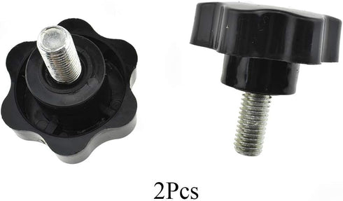 Hahiyo Hex Handle Threaded Knobs | Star Bump Shape M10 20mm Screw Length | Clamping Handgrip Nut Screw Combined Tightly