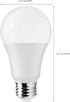 Satco S11438 12-Watt A19 LED Light Bulbs, 75-Watt Replacement, 5000K Natural Light, 10 Pack