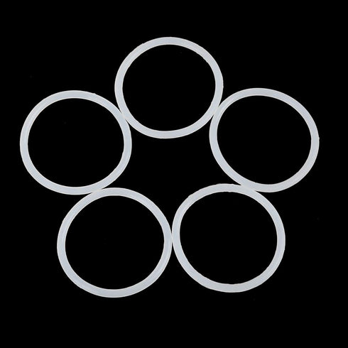 X AUTOHAUX Silicone O-Rings, Pack of 20, 45mm OD 38.8mm ID 3.1mm Width VMQ Seal Gasket for Pipe Repair
