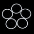 X AUTOHAUX Silicone O-Rings, Pack of 20, 45mm OD 38.8mm ID 3.1mm Width VMQ Seal Gasket for Pipe Repair