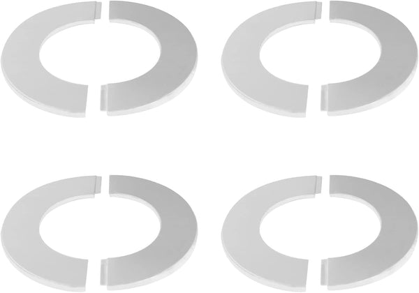 SAFYY Stainless Steel Wall Split Flange, Self Adhesive Round Escutcheon Plate Cover for Various Pipes