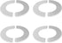 SAFYY Stainless Steel Wall Split Flange, Self Adhesive Round Escutcheon Plate Cover for Various Pipes