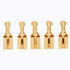 100 Pcs 7.8Mm Female Quick Disconnect, Brass Plug and Pull Type Connector, 8mm Female Spade Terminal