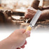 Rhombic File Hand Saw Sharpening Tool, Wooden Handle Coated File Hand Files 3in(75mm) to 5in(125mm)