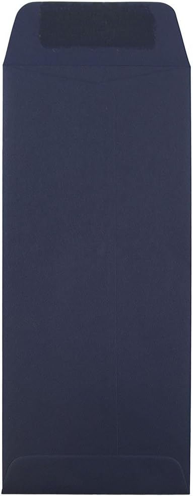 JAM PAPER #10 Policy Business Premium Envelopes - 4 1/8 x 9 1/2 - Navy Blue, 50/Pack