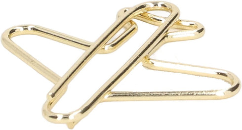 Zerodis Airplane Shaped Paper Clips, 100Pcs Mini Cute Paperclips for Document Sorting and Organizing at Office, School,