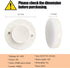 KAKEMONO Dimmable GX53 Bulb 7W, 2700K, 50W 120V Pack 4 LED Light Warm White Halogen Replacement for Under Cabinet