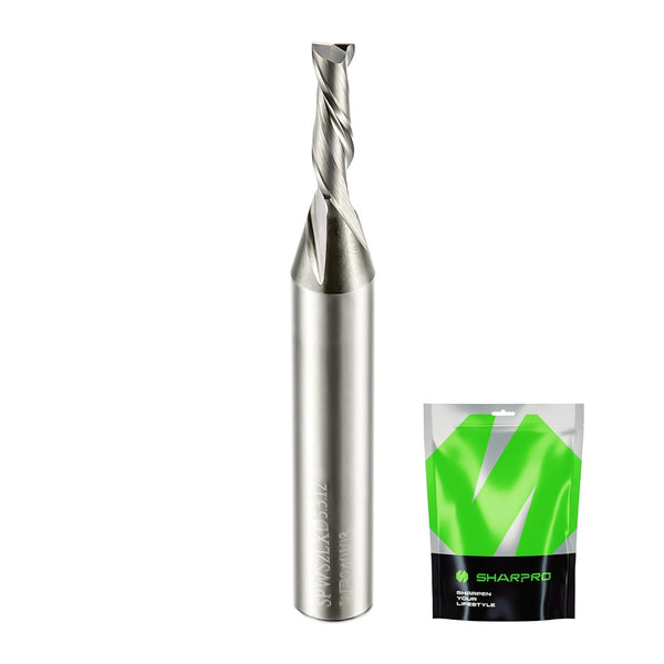1/8 Router Bits 1/4 Shank, Spiral Downcut Router bit, 1/8 Inch CNC