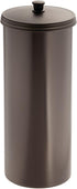 mDesign Free Standing Toilet Paper Holder - Toilet Paper Storage for Bathroom - Toilet Roll Holder Free Standing